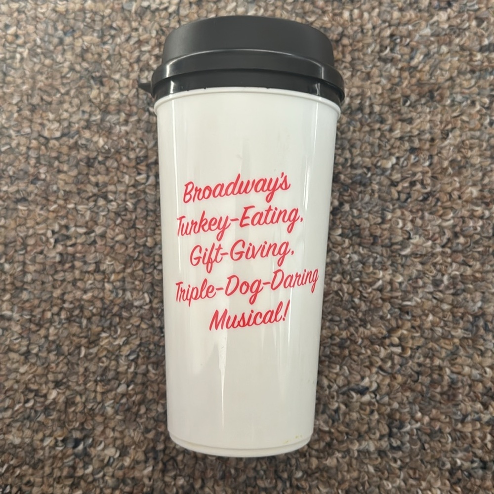 A Christmas Story The Musical Broadway Travel Tumbler‎ Souvenir Cup - Picture 2 of 2
